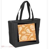 Halloween Ghosts And Pumpkins Tote Bag thumb 2