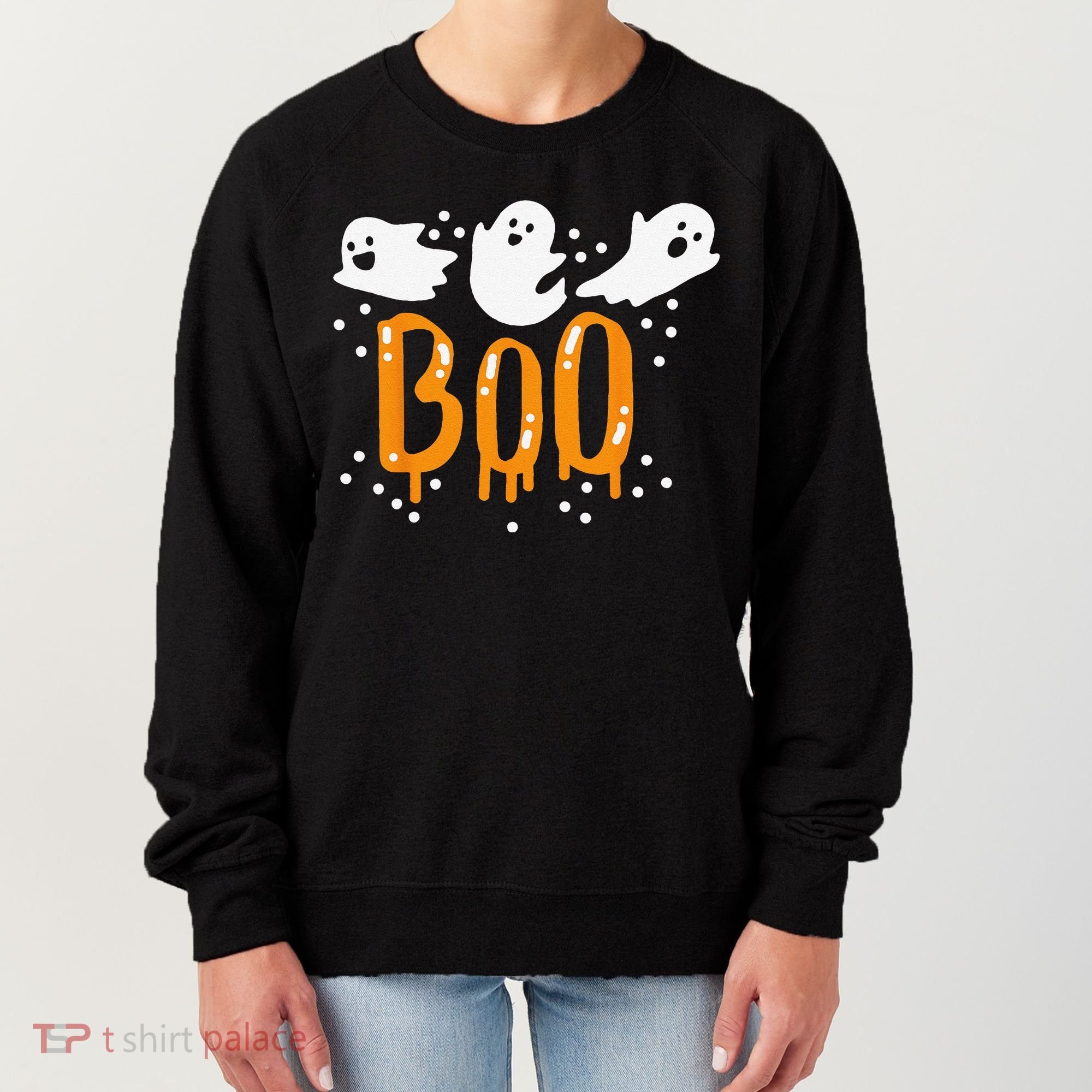 Halloween Ghost Boo Cute Women's Sweatshirt
