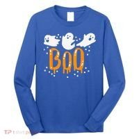 Halloween Ghost Boo Cute Long Sleeve Shirt thumb 0