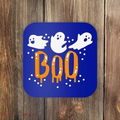 Halloween Ghost Boo Cute Coaster