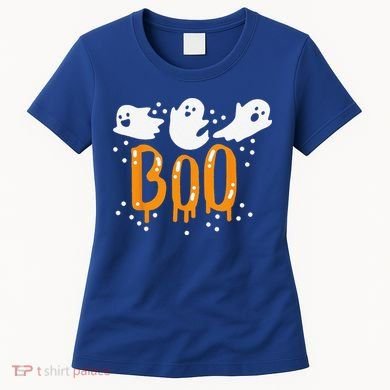 Halloween Ghost Boo Cute Women's T-Shirt