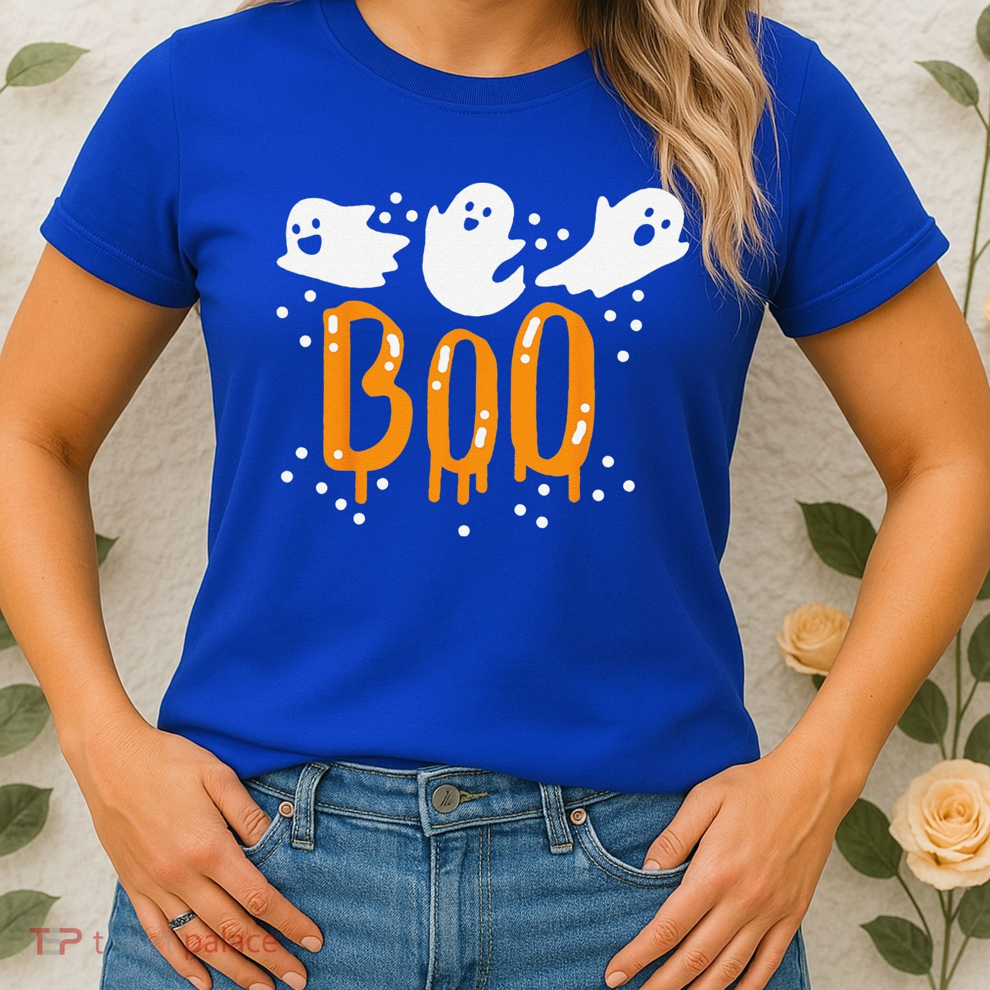 Halloween Ghost Boo Cute Women's T-Shirt
