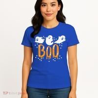 Halloween Ghost Boo Cute Women's T-Shirt thumb 4