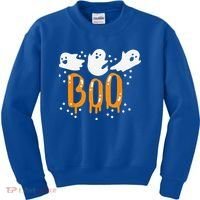 Halloween Ghost Boo Cute Kids Sweatshirt thumb 0