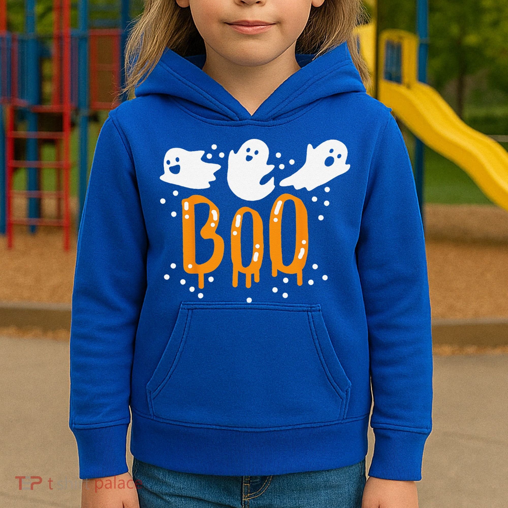 Halloween Ghost Boo Cute Kids Hoodie