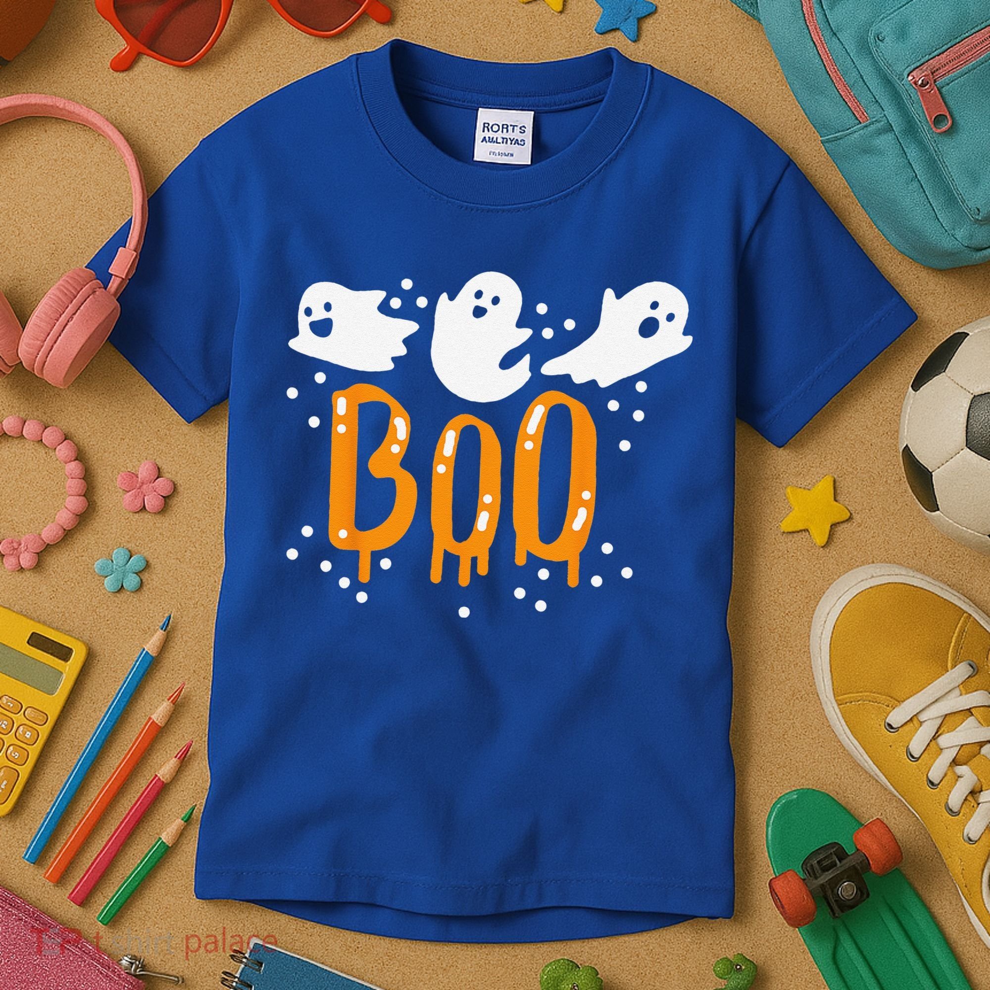 Halloween Ghost Boo Cute Kids T-Shirt