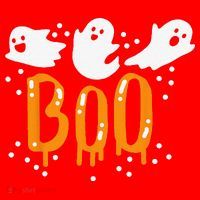 Halloween Ghost Boo Cute Santa Hat thumb 1