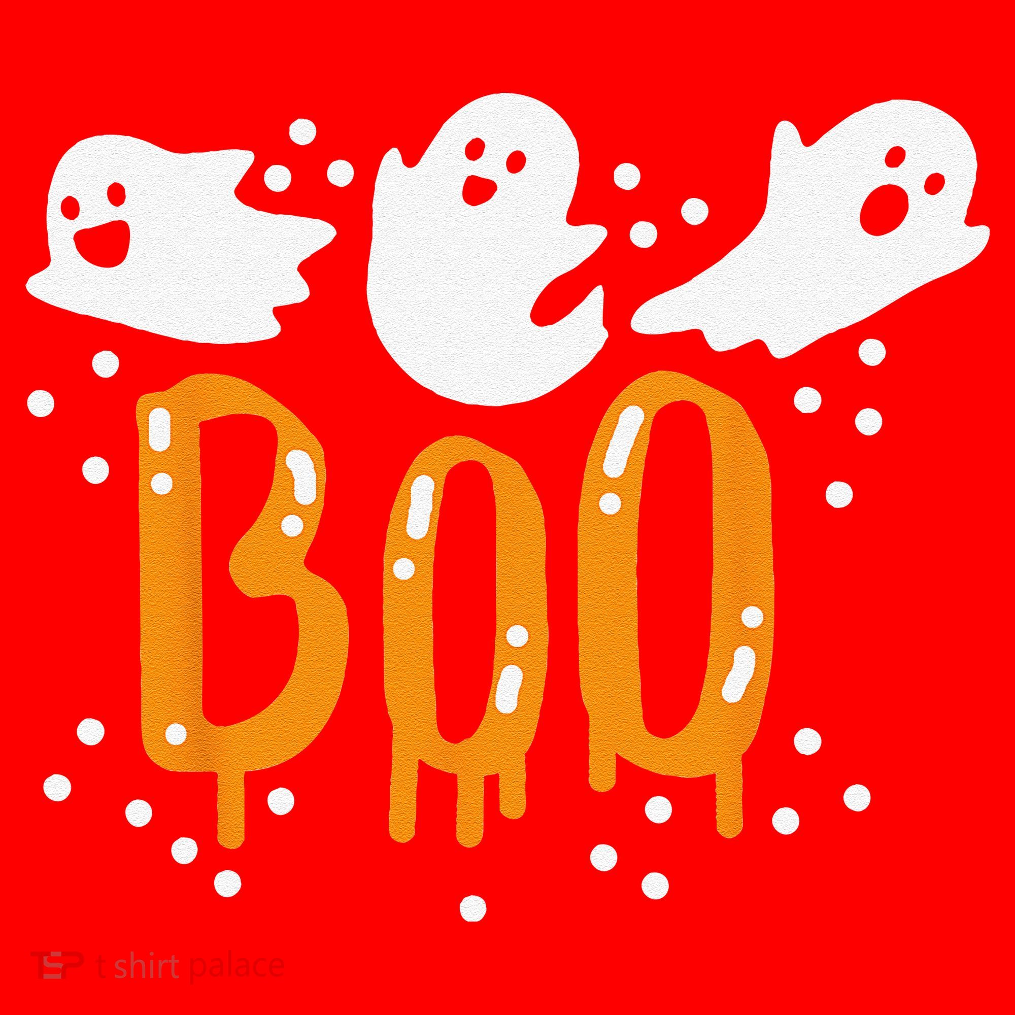 Halloween Ghost Boo Cute Santa Hat