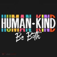 Humankind Gift Be Both Gift Support Human Kindness Gift Equality Kind Gift USA-Made Doggie Bandana thumb 2