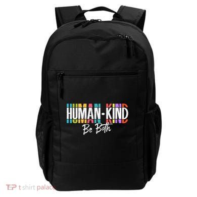 Humankind Gift Be Both Gift Support Human Kindness Gift Equality Kind Gift Backpack