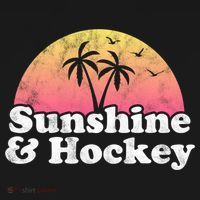 Hockey Gift Cute Gift Sunshine And Hockey Cool Gift Ornament thumb 1