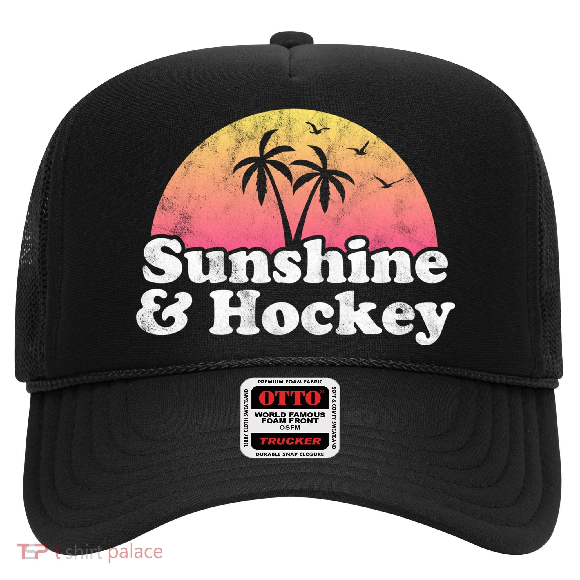 Hockey Gift Cute Gift Sunshine And Hockey Cool Gift Hat