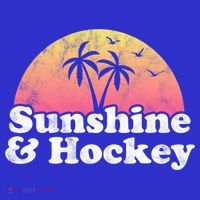 Hockey Gift Cute Gift Sunshine And Hockey Cool Gift Sweatshirt thumb 3