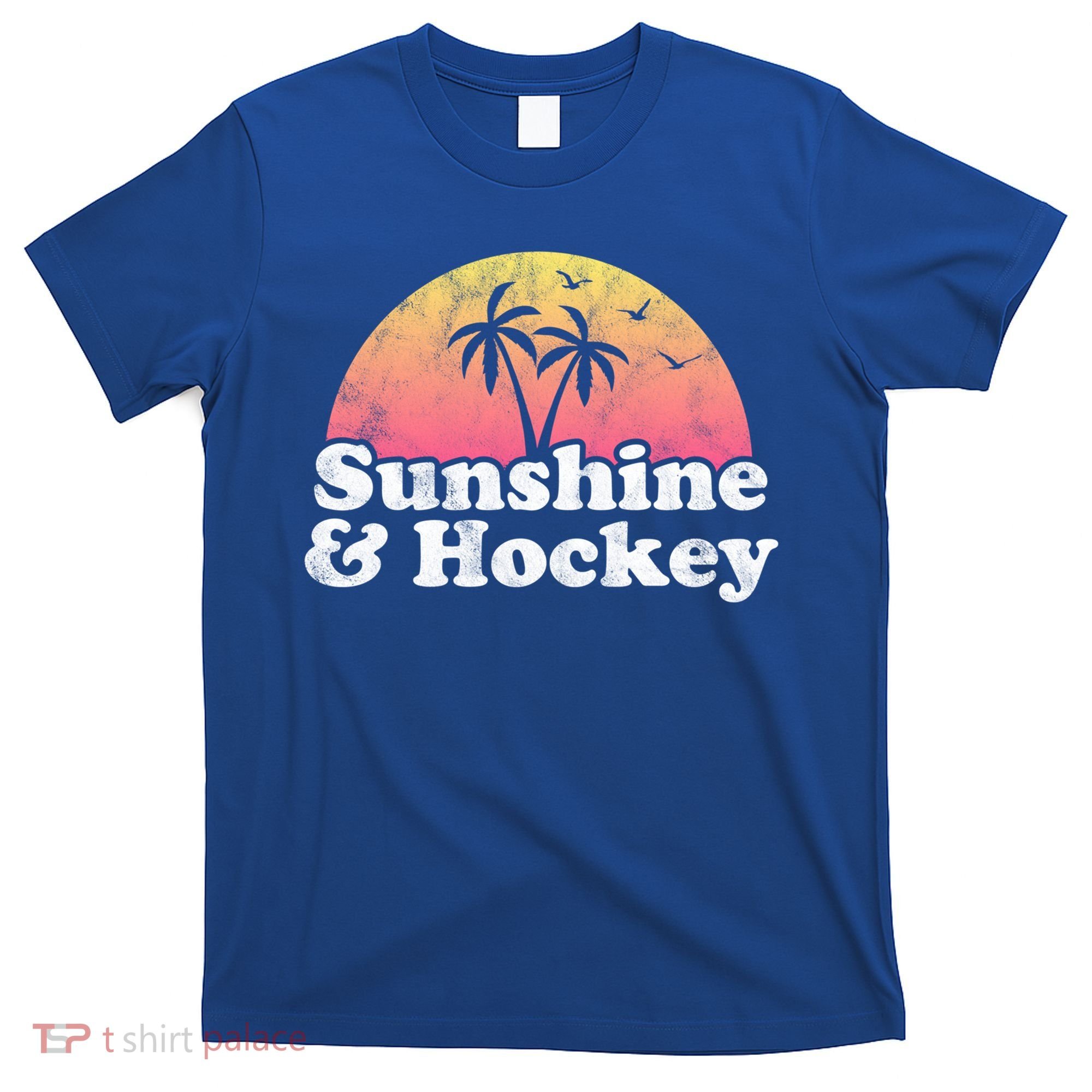Hockey Gift Cute Gift Sunshine And Hockey Cool Gift T-Shirt