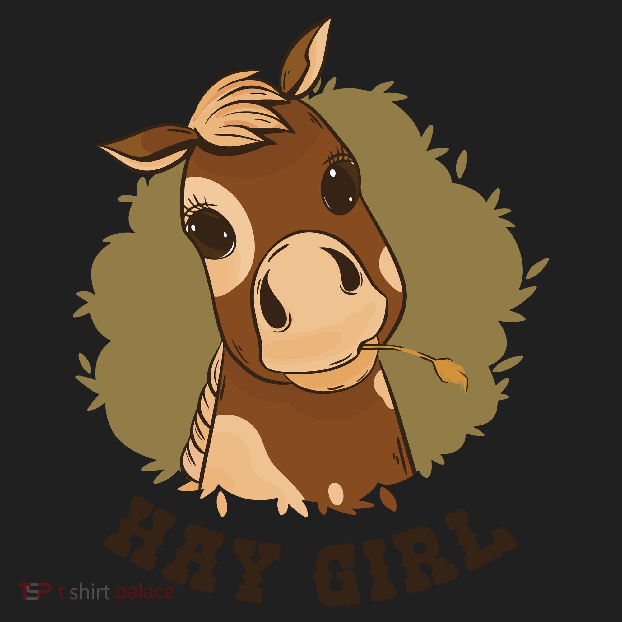 Hay Girl Cute Horse Beanie