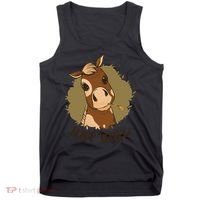 Hay Girl Cute Horse Tank Top thumb 0