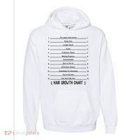 Hair Growth Chart Comfort Colors Garment-Dyed Hooded Sweatshirt thumb 0