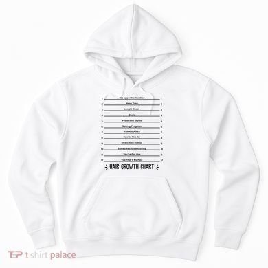 Hair Growth Chart Hoodie