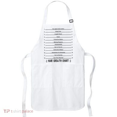 Hair Growth Chart Apron