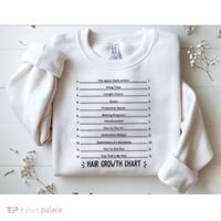 Hair Growth Chart Sweatshirt thumb 2