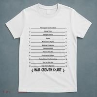 Hair Growth Chart T-Shirt thumb 5