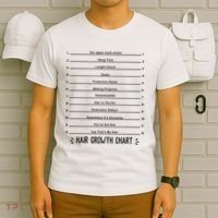 Hair Growth Chart T-Shirt thumb 6