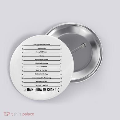 Hair Growth Chart Button