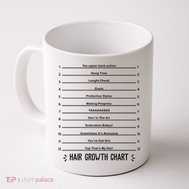Hair Growth Chart Coffee Mug