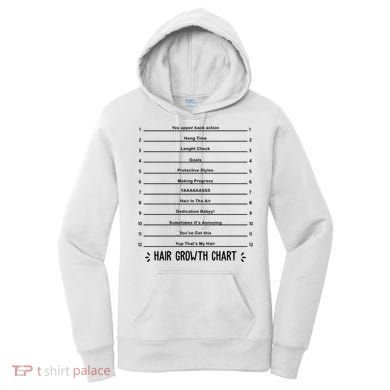 Hair Growth Chart Women's Hoodie