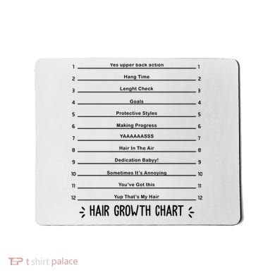 Hair Growth Chart Mousepad