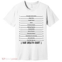 Hair Growth Chart Premium T-Shirt thumb 0
