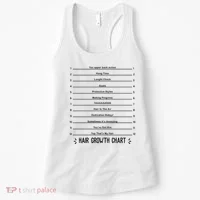 Hair Growth Chart Women's Tank Top thumb 0