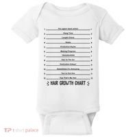 Hair Growth Chart Baby Bodysuit thumb 0