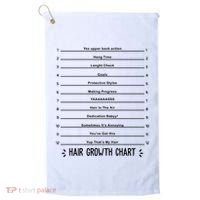 Hair Growth Chart Golf Towel thumb 0