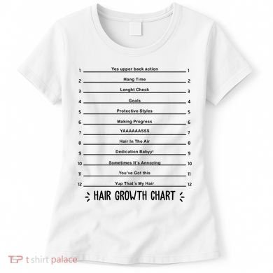 Hair Growth Chart Women's T-Shirt