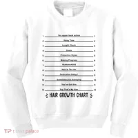 Hair Growth Chart Kids Sweatshirt thumb 0