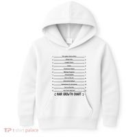 Hair Growth Chart Kids Hoodie thumb 0