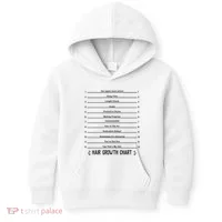 Hair Growth Chart Kids Hoodie thumb 0