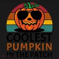 Halloween Gift Coolest Pumpkin In The Patch Gift Ornament thumb 1