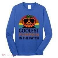 Halloween Gift Coolest Pumpkin In The Patch Gift Long Sleeve Shirt thumb 0