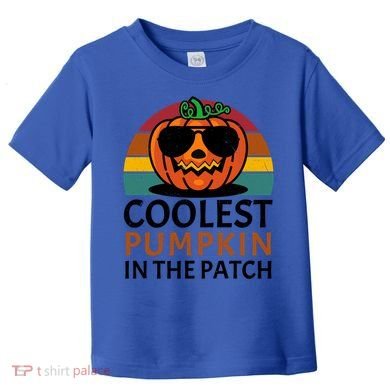 Halloween Gift Coolest Pumpkin In The Patch Gift Toddler T-Shirt