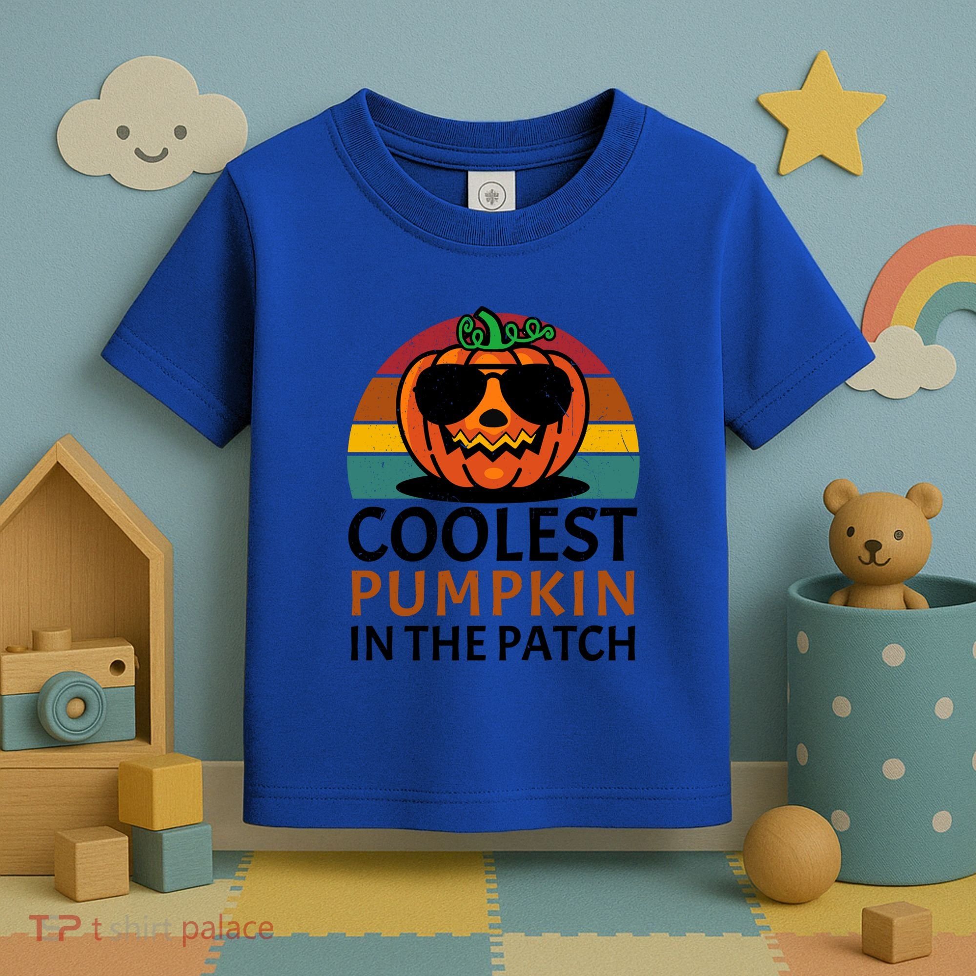 Halloween Gift Coolest Pumpkin In The Patch Gift Toddler T-Shirt