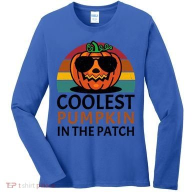 Halloween Gift Coolest Pumpkin In The Patch Gift Women's Long Sleeve Shirt