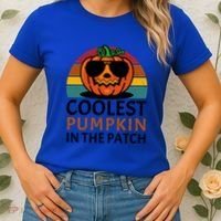 Halloween Gift Coolest Pumpkin In The Patch Gift Women's T-Shirt thumb 2
