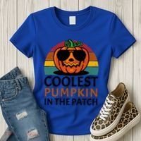 Halloween Gift Coolest Pumpkin In The Patch Gift Women's T-Shirt thumb 3