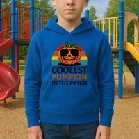 Halloween Gift Coolest Pumpkin In The Patch Gift Kids Hoodie thumb 2