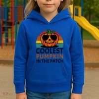 Halloween Gift Coolest Pumpkin In The Patch Gift Kids Hoodie thumb 3