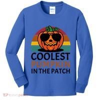 Halloween Gift Coolest Pumpkin In The Patch Gift Kids Long Sleeve Shirt thumb 0