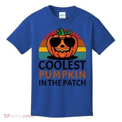 Halloween Gift Coolest Pumpkin In The Patch Gift Kids T-Shirt