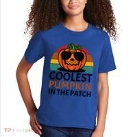 Halloween Gift Coolest Pumpkin In The Patch Gift Kids T-Shirt thumb 2